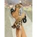 2024 Summer New European And American Style Chunky Heel Women's Slippers, Sexy Leopard Print Square Toe High-Heeled_vogvips.com