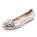 Elegant Pointed Toe Ballet Flats For Women – Rhinestone Embellished, Soft Sole, Wide Sizes 34-45, Black/Gold/Silver_vogvips.com