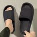 Summer For Women Soft Slippers Indoor Home Slides Cloud Slipper Men Flat Sandals Beach Shoes Man Male Flip Flops_vogvips.com