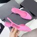 New In Stock, High-End New-Style High-Heeled Sandals, Fashionable, Elegant, Versatile Women's Shoes, Genuine Leather,_vogvips.com