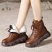 Sheepskin Snow For Women Winter Fleece Sole Martin Short Boots Warm Cotton Shoes Thickened Non-Slip_vogvips.com