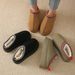 Women's Shoes Warm Snow Boots Women's Autumn And Winter New Fashion Integrated Round Toe Thick Bottom Snow Boots Women's Shoes_vogvips.com