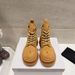 Same 2026 Style Yellow Gingerbread Desert Suede Mid-Calf Genuine Leather Cross Thick-Soled Martin Boots F_vogvips.com