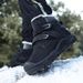 Boys' Extra Thick Snow Boots Outdoor Winter Girls' Northeast Outdoor Snow Boots Plus Velvet Thick Warm_vogvips.com