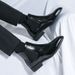 European Warm Series Martin High Leather Mid Top Summer Shoes British Style Men's Boots Breathable_vogvips.com