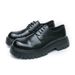 ShoeVault Cross-Border Plus Size Spring And Autumn New Leather Fashion Thick-Soled Derby British Style Trendy Men's Shoes_vogvips.com
