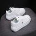 2024 Spring New Korean Edition Instagram Breathable Small White Women's Low Top Casual Board Thick Sole Versatile Cake_vogvips.com