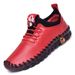 Hand-Sewn Soft-Soled Casual Women's Shoes For Moms, Cow Tendon Sole, Breathable Leather, For Women Aged 40 To 50, Shock-_vogvips.com