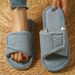 Direct Supply Of Ready-made Men's And Women's Home Slippers With Velcro, Suitable For All Seasons, With Custom Labeling For Small Orders_vogvips.com
