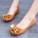 Heli Shark's New Women's Sandals Are Solid Color, Flat-soled, Fashionable Buckle And Bow, Suitable For Summer Outdoor_vogvips.com