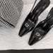 Chen Xiaofan Peep Sandals For Women 2022 New Style Thin Square Toe Hollow Sexy Black Patent Leather Cat Heel High Heels_vogvips.com