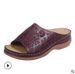 2025 New Short Slope Heel Women's With One Line Carved Hollow Outward Wear Large Size Sandals And Slippers_vogvips.com