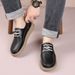 Euro Step Top Layer Men's Casual Shoes Fashion High-end Loafers Men 2025 New Genuine Leather Soft Sole Trendy_vogvips.com