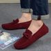 Wholesale New Genuine Leather Loafers Factory Direct Slip-On Lazy Driving Casual Men's Shoes_vogvips.com