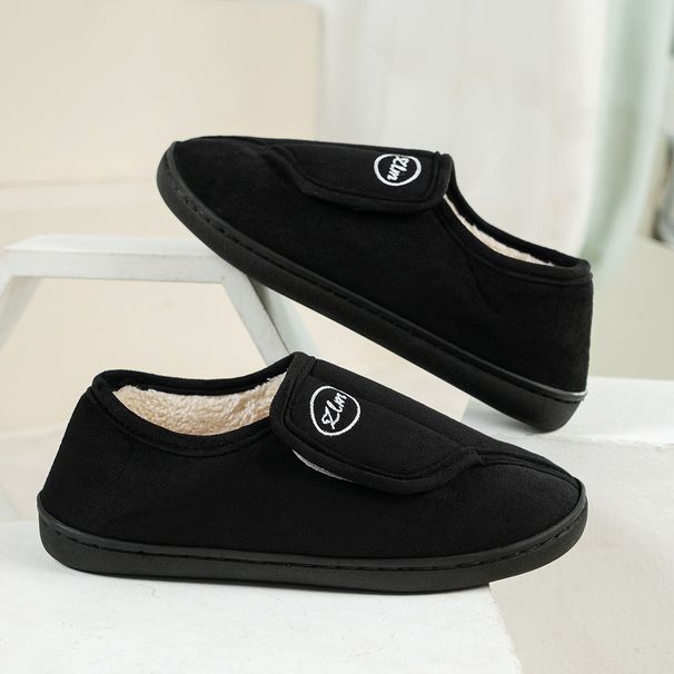 Shevalues Winter Warm House Cotton Slippers For Women Indoor Soft Fur Fluffy Slides Unisex Outdoor Non-Slip Cozy Plush Flat Shoe_vogvips.com