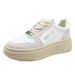 Women's Korean Style Casual Sports Shoes Platform Height Increasing Versatile White Sneakers_vogvips.com