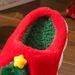 2024 New Christmas Tree Women's Home Unisex Autumn Winter Indoor Warm Cotton Thick Sole Slippers_vogvips.com