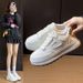 Little White Shoes Female And Female Students Leisure Sports Versatile Board Shoes Street Shooting_vogvips.com