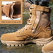 European Warm Series New Training For Men, Zipper, Ultra-light, Breathable, Waterproof, Hiking Desert Boots, High-top, Puncture-resistant,_vogvips.com