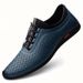 Round Head Men's Soft Sole Lace-up Men's Casual Shoes Driving Men's Shoes_vogvips.com