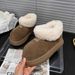 Women's Shoes Height Enhancing Winter Snow Boots Waterproof Slip-Resistant Warm Fur Lined Mid Calf Boots For Casual Wear_vogvips.com