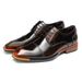 Regal Footwear Three-Joint Business Cowhide Genuine Large Size Formal Glossy Patent Leather Men's Shoes_vogvips.com
