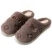 Cotton For Men Women, Autumn And Winter 2025 New Indoor Home Thick Sole Non-Slip Warm Plush Silent Slippers_vogvips.com
