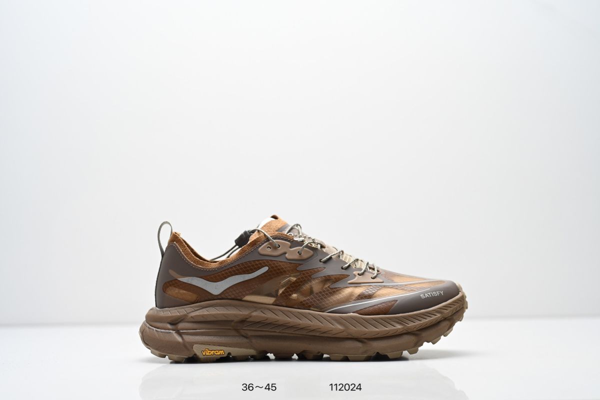 Outdoor Hiking Shoes, Brightly Colored Thick Soled Cushioned Hiking Shoes, Anti Slip Deep Soled Lace Up Off-road Training Shoes For Men And Women_vogvips.com