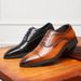Leather Three Joint 2025 New Model Increased Height Inside, Business Men's For Formal Wear, Soft Soled Oxford Shoes With_vogvips.com