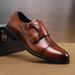 Men's Shoes Casual Leather Shoes Men's Business Gentleman Men's Leather Shoes Formal Men's Monk Shoes_vogvips.com