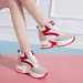 Women Height Increasing Walking Jogging Sneakers 6 CM Increase Black Red Ladies Sport Running Comfortable Girl Shoes_vogvips.com