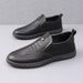 Slip-On Leather For Men Lightweight Non-Slip Business Casual Middle-Aged Men's Soft Sole Wear-Resistant Dad Breathable_vogvips.com