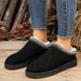 Women's Shoes Large Size Slippers For Women Velvet And Thickened Cotton Shoes For Women_vogvips.com