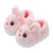 Cotton Slippers For Women, Autumn And Winter, Big Eared Bunny, New Indoor Home Anti Slip Bag With Added Velvet Fur Slippers For Men, Winter_vogvips.com