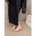 Elegant Pointed-toe Air Cushion Single 2025 New Spring French Niche High-heeled Shoes, Stiletto Heel Closed-toe Sandals_vogvips.com