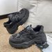 2023 Summer New Thick-Soled Breathable Single-Layer Platform Dad Sneakers Sports Ultra-High Heel Kitten Leg White Shoes_vogvips.com