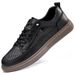 Men's Trendy Overalls Shoes Low-top Cowhide Surface Soft Leather Breathable Outdoor Casual Shoes Student Board Shoes_vogvips.com