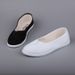 One Character Brand Nurse Women's Sloping Heel Soft Sole 2025 New White Autumn And Winter Old Beijing Cloth Shoes Flat_vogvips.com
