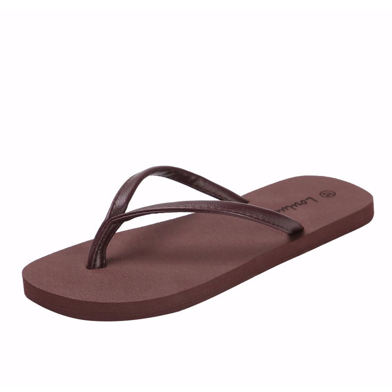 New Style Couple Flip Flops Flat Non-Slip Casual Beach Slippers Women's Summer Outdoor Sandals_vogvips.com