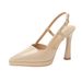 Comfortable Waterproof Platform High-heeled Shoes For Women, 2026 Summer New Style, Elegant Patent Leather Stiletto Pointed Toe Op_vogvips.com