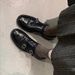 New Popular Winter 1 Autumn New Mengke Black Cowhide Carved Brogue Women Thick Sole British Style Small Leather Shoes_vogvips.com