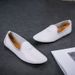 Suitable For All Seasons Autumn Hairstylist Small Leather Skull Trend New Men's Loafers Lazy Shoes Youth_vogvips.com