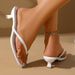 Women Retro Slippers New Summer Soft Leather Sandals Cat Women Shoes Thin Belt Thin Heel Soft Sole Flip-flops Slide Women_vogvips.com