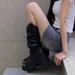 Women's Shoes Same Design Cowboy Boots Women Autumn New Thick Bottom Pile Boots Sleeve High Heel Long Boots Trendy_vogvips.com