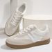 Mesh Large Size White Women S Spring And Summer New Casual Breathable Versatile Sports Flat Baseplate Shoes_vogvips.com