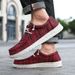 Unbeatable Quality Oversized Dude Lefu Trendy Casual Men's Canvas Shoes, Shoe Covers, Lazy Feet, One Foot Kick_vogvips.com