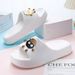 Stepping On Poop Feeling Cartoon Women, Summer Outdoor Indoor Bathroom Non-Slip Couple's One-Word Slippers For Men_vogvips.com