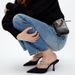 2025 Summer New Large Women's Shoes Casual Water Diamond Pointed Toe Wrapped Thin High Heel Slippers For Women_vogvips.com