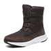 2022 Winter Outdoor High Top Plush Warm Thick Bottom Cotton Shoes Snow Boots New Cross Border Trendy Lightweight Cotton Boots For Women_vogvips.com