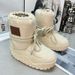 Winter New Snow Boots For Women, Fleece-Lined, Thickened Short Boots, Waterproof, Non-Slip, Thick Sole,_vogvips.com